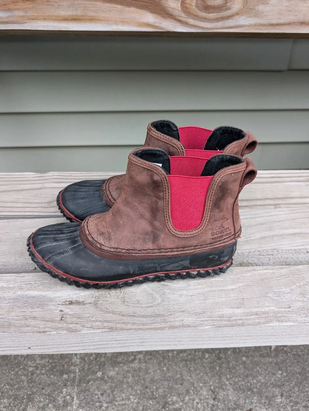 Sorel Out 'N About Chelsea Waterproof Women's Duck Boots Size 7.5